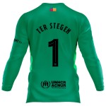Günstige Fußballtrikots FC Barcelona Ter Stegen 1 Torwart 2025-26 Langarm